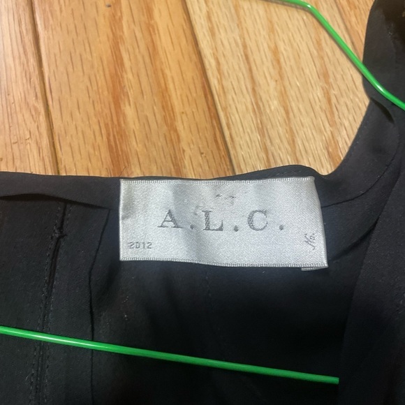 A.L.C Black V-Neck Tank Top Size XS - Picture 3 of 7